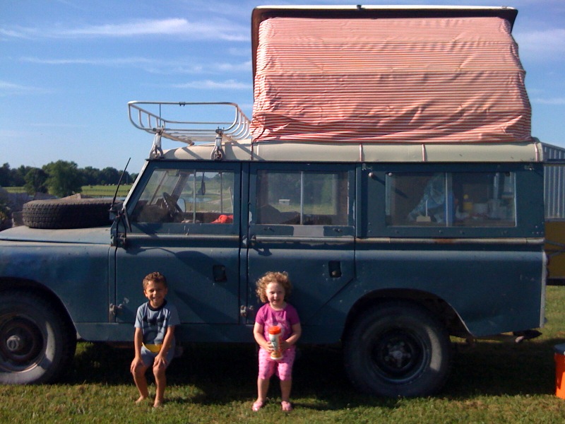 6 cylinder Land Rover Dormobile